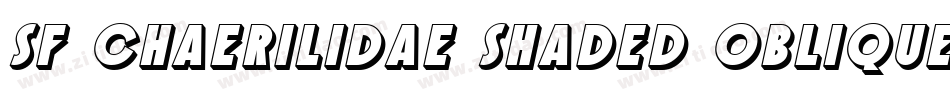 SF Chaerilidae Shaded Oblique字体转换